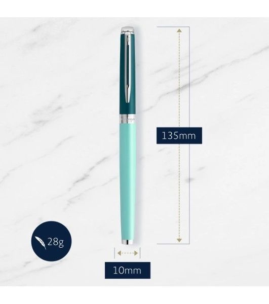 Ручка роллер Waterman Hemisphere Colour Blocking (2190124) Green CT F черн. черн. подар.кор.