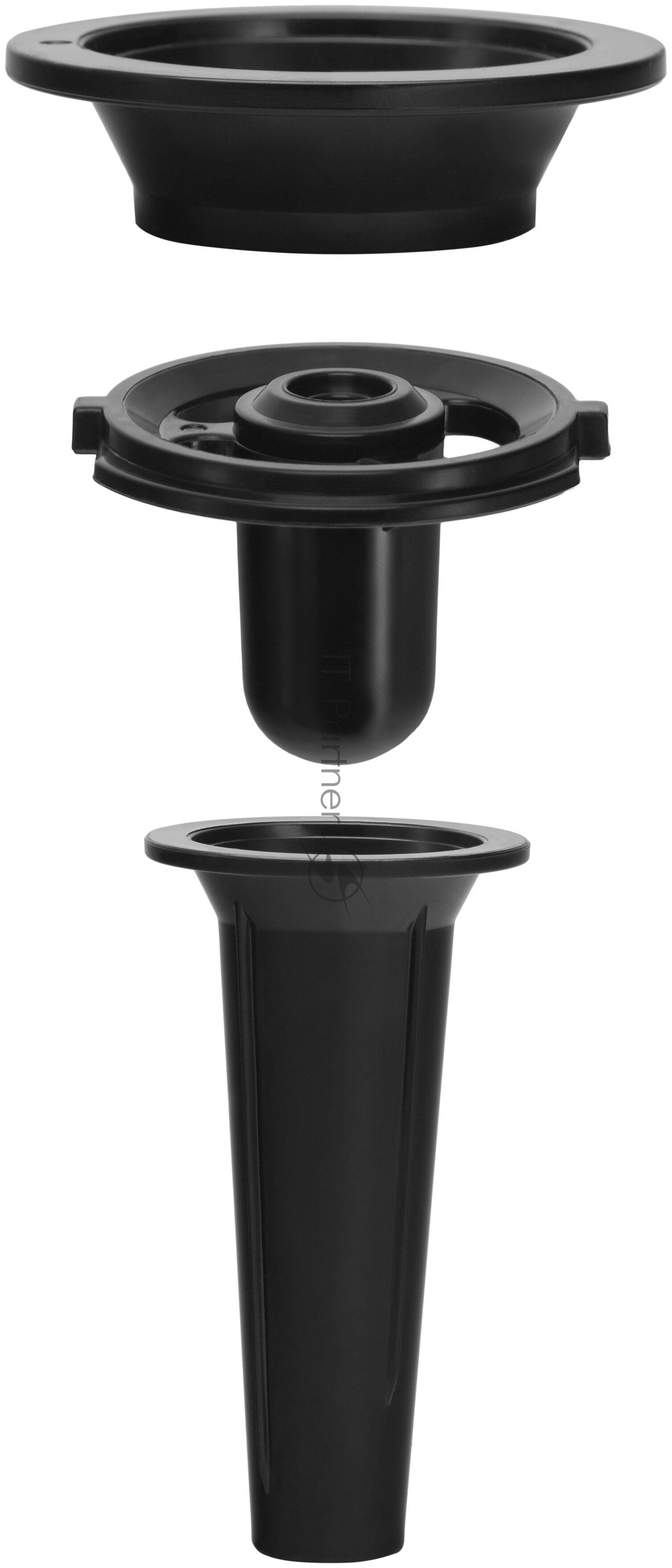 Мясорубка электрическая Polaris PMG 2582 черный, 2500 Вт, 2.7 кг/мин, реверс, защита от перегрузки, металлический лоток, насадки - 5