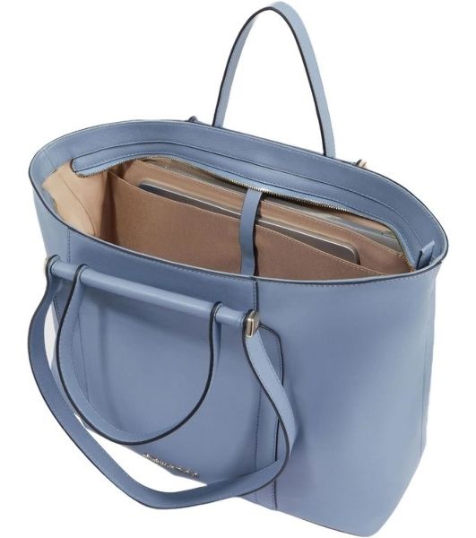 Деловая сумка женская Piquadro Circle BD3336W92/AZ3 с отделением для ноутбука 14" голубая натур.кожа