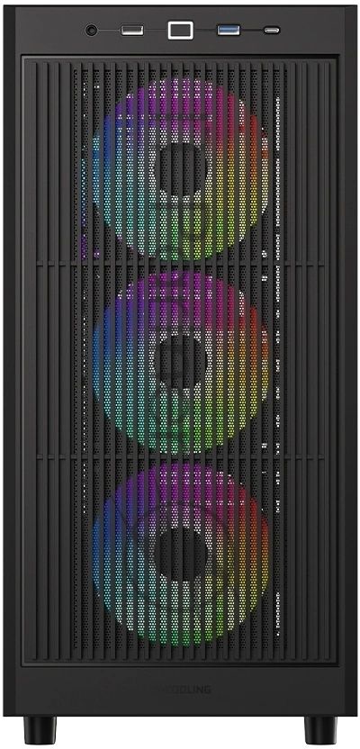 Корпус ID-Cooling Ware 510 черный без БП ATX 7x120mm 5x140mm 1xUSB2.0 1xUSB3.0 audio bott PSU