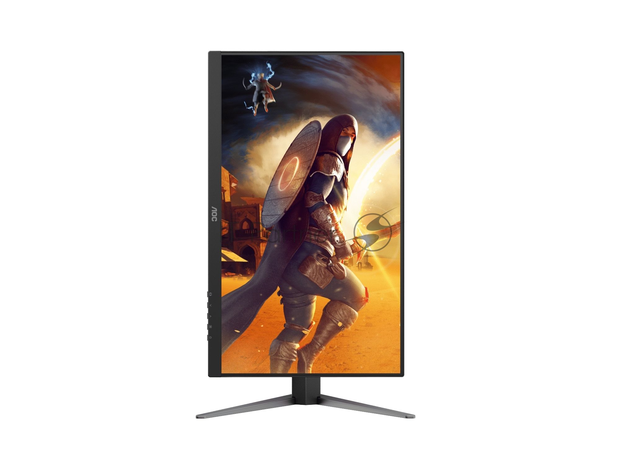 Монитор 27" AOC Q27G4Z IPS 2560x1440, 260 Гц, 1 мс, 16:9, 350 кд/м², HDMI 2.0, DP 1.4, 3.5 Jack, FreeSync, Flicker-Free, VESA 100x100, черный/красный