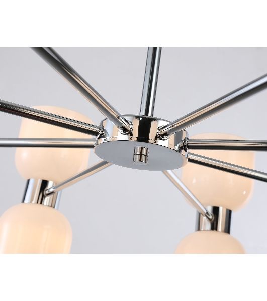 Люстра Ambrella light LH56085/16 СH/FR хром/белый матовый E14*16 max 40W D860*510