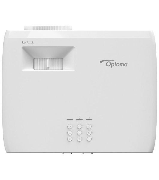 Лазерный проектор Optoma ZH400 DLP FullHD(1920*1080),4000 ANSI lm;300000:1;Zoom 1,1x;TR 1.4-1.62:1;HDMI x2; AudioOUT x1 Jack3.5мм; USB-A 1.5A; RS232; 15W mono; 32dB; 3kg белый (E9PD7KK01EZ14KD)