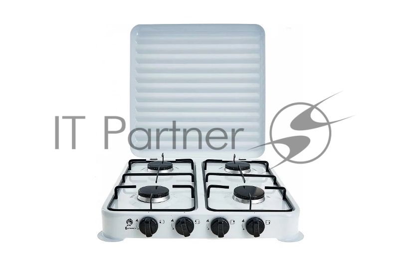Плитка газовая ВАСИЛИСА ВА-6504 четырехконфорочная,белая