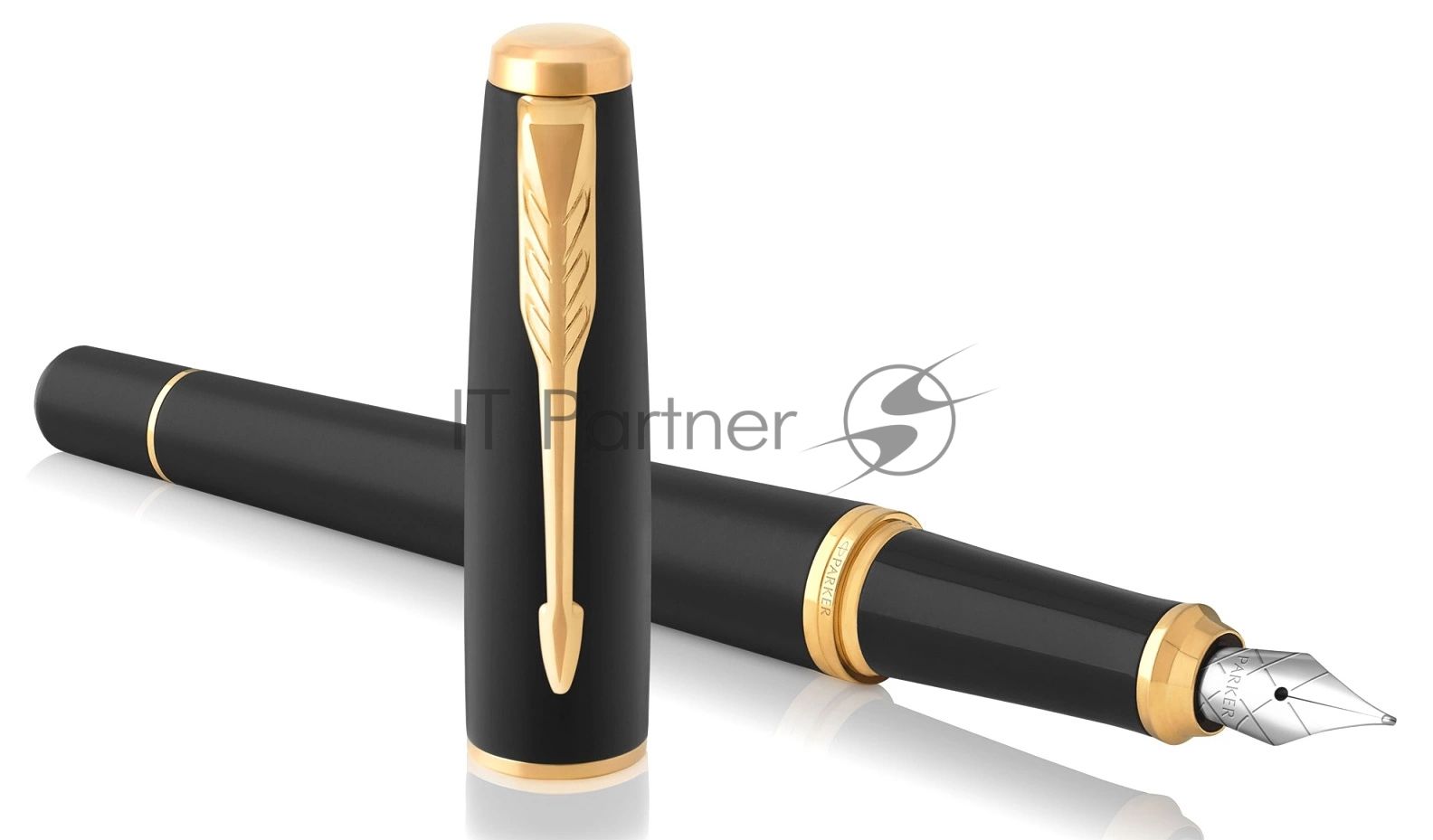 Ручка перьевая Parker Urban Core F309 (CW1931593) Muted Black GT, F, сталь нержавеющая, подарочная коробка