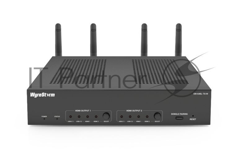 Коммутатор презентационный 2x USB-C, 2x HDMI входы 2x HDMI выходы USB 3.0 Беспроводное видео и USB