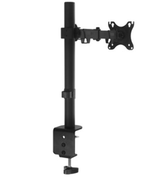 Настольное крепление Wize WDA1-32 для одного монитора 14"-32", газовая пружина, VESA 75x75, 100x100, черный