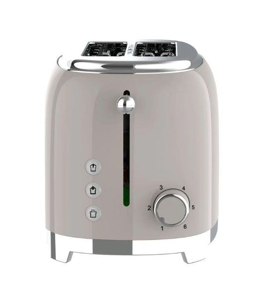 Тостер Tesler TT-260, серый, 815 Вт, 2 слота