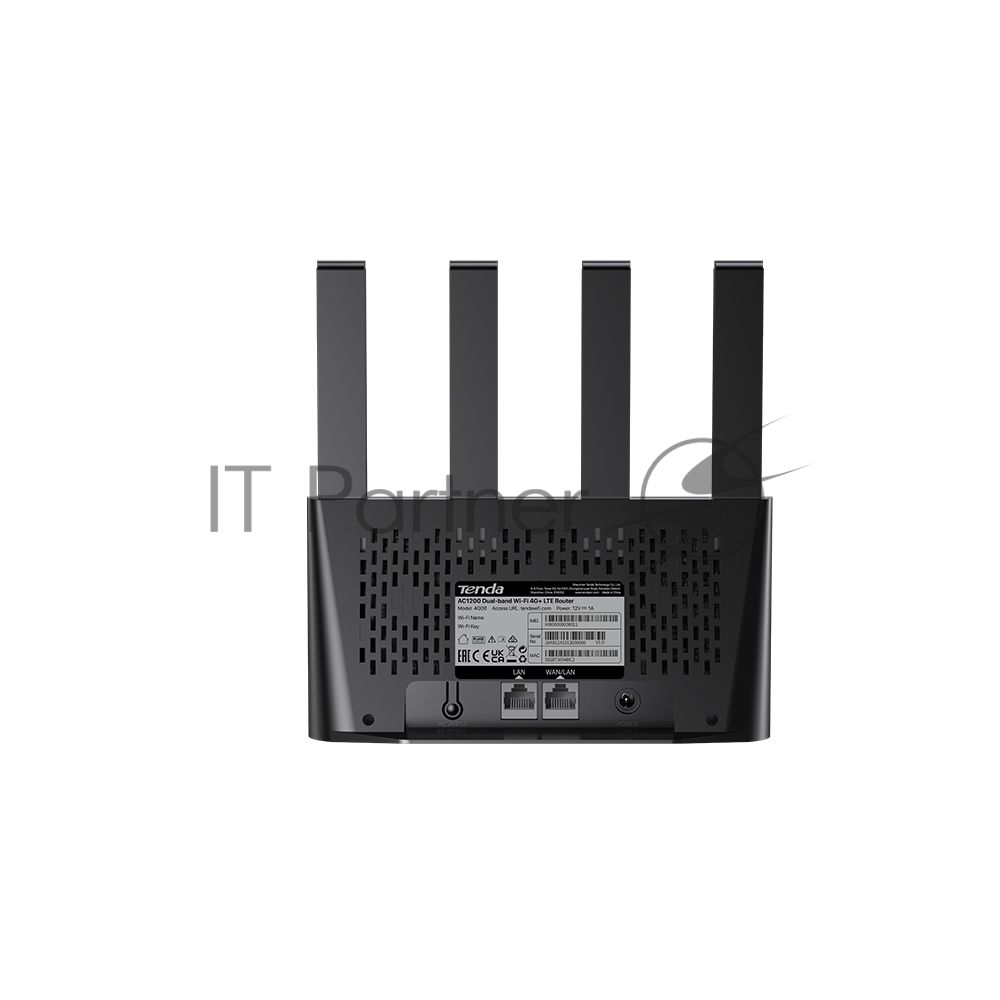 Двухдиапазонный гигабитный Wi-Fi 4G+ LTE роутер Tenda 4G08 AC1200, 2,4/5 ГГц, до 1167 Мбит/с, 4G до 300 Мбит/с