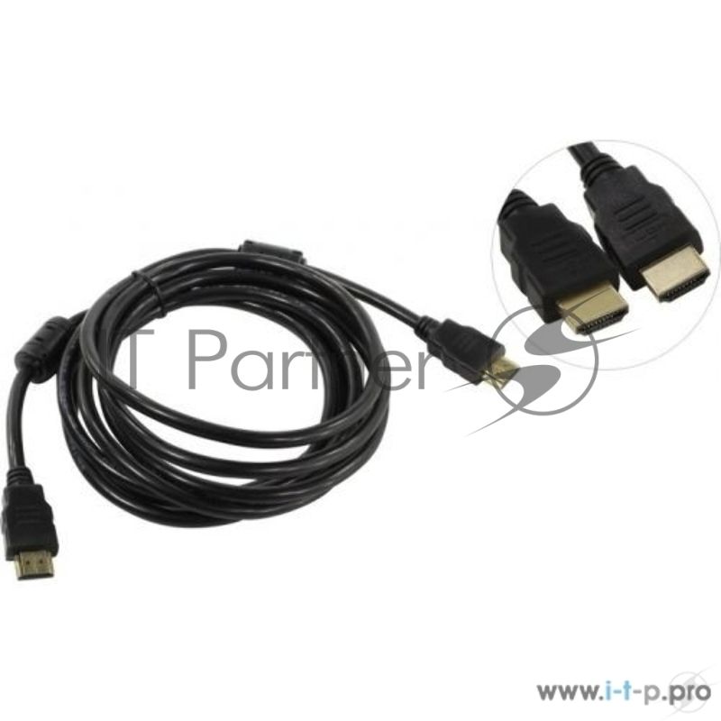 Кабель 5bites APC-200-030F HDMI, M-M, V2.0, 4K, HIGH SPEED, ETHERNET, 3D, FERRITES, 3M