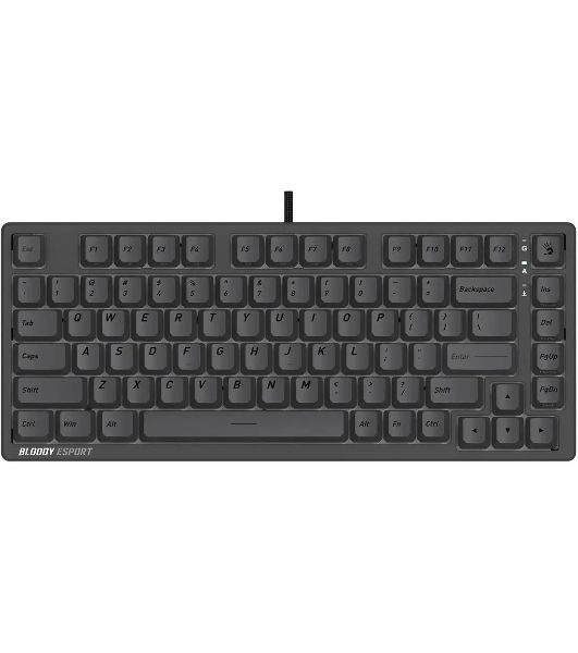 Клавиатура A4Tech Bloody MS76 проводная, USB Type-A, темно-серый
