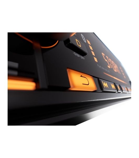 Автомагнитола AURA STORM-677DSP, 1 DIN, Bluetooth, USB Type-A, AUX, пульт ДУ