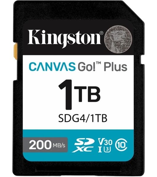 Флеш карта SDXC 1Tb Kingston SDG4/1Tb Canvas Go! Plus w/o adapter