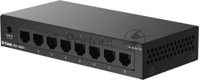 Неуправляемый коммутатор с 8 портами D-Link DGS-1008D/V/S1A 10/100/1000Base-T