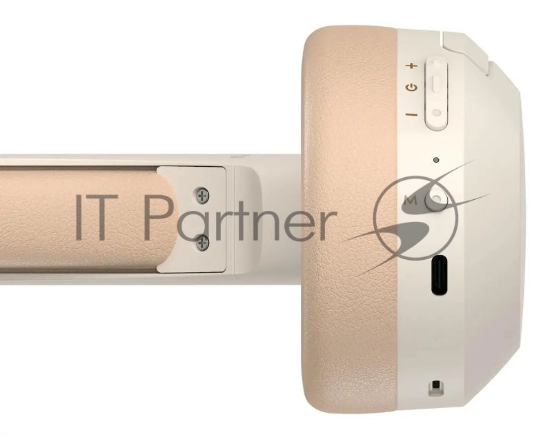 Беспроводные/проводные наушники Edifier W820NB Plus слоновая кость, полноразмерные, Bluetooth + USB-C, активное шумоподавление