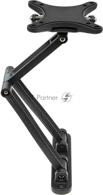 Кронштейн для телевизора Kromax TECHNO-1 темно-серый, 10"-26" макс. 15 кг, настенный, поворот и наклон