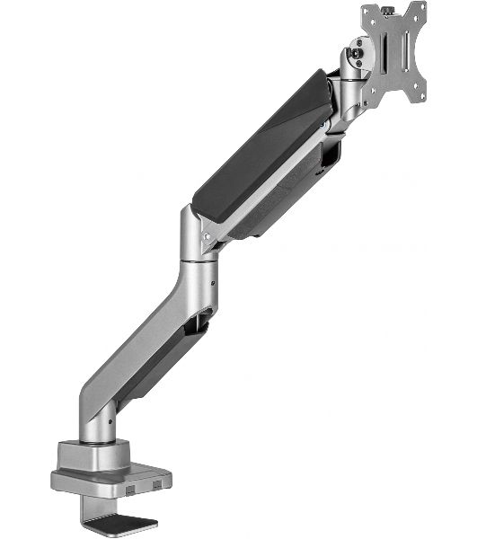 Кронштейн для мониторов Ultramounts UM717 серебристый 17"-49" макс.18кг крепление к столешнице поворот и наклон