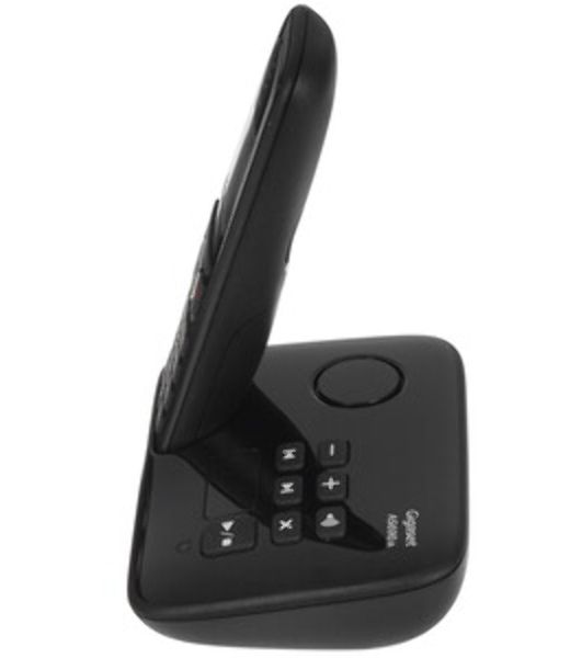 Радиотелефон Dect Gigaset AS690A DUO черный (труб. в компл.:2шт) автооветчик АОН