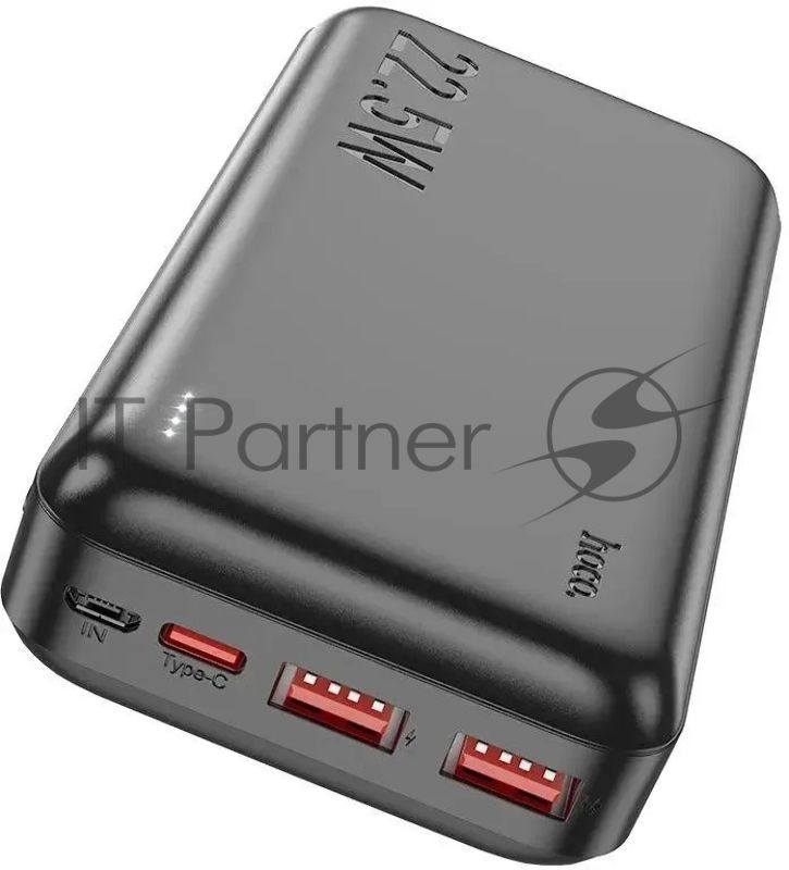 Портативный аккумулятор Hoco J101A Astute 20000mAh 22.5W 3A черный (82496)