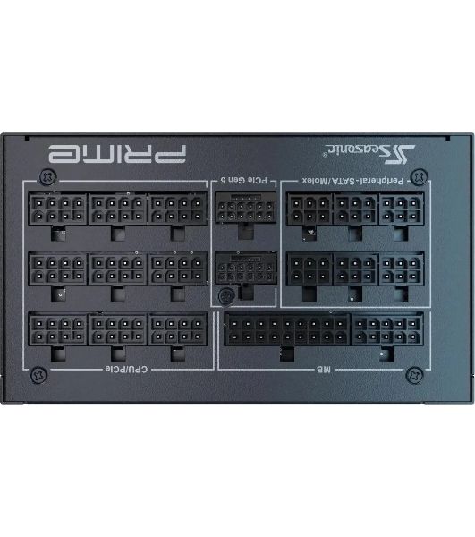 Блок питания Seasonic ATX 1600W Prime PX-1600 Gen.5 80 PLUS platinum (20+4pin) APFC 135мм fan 18xSATA Cab Manag RTL