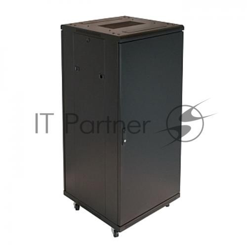 Телекоммуникационный шкаф Wize W27UR (Рэковая стойка)19”, высота 27U, габариты 1388х600х610 мм, вентиляция, колесики, макс. вес нагрузки 798 кг, сталь, черный