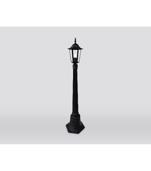 Светильник Ambrella light ST2037 BK/CL черный/прозрачный IP54 E27 max 40W D150*1100