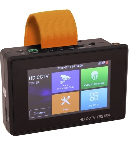 Универсальный наручный монитор-тестер Tezter TIP-H-4(Hand) AHD/CVI/TVI/CVBS и IP-видеосистем