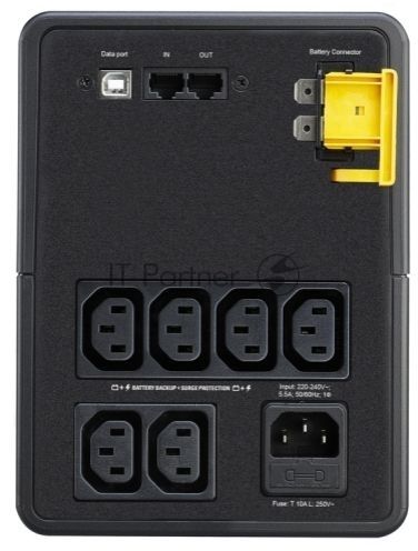 Источник бесперебойного питания APC Back-UPS BX1200MI / 1200ВА / 650Вт / 4 х CEE 7 (евророзетка)