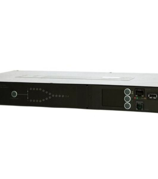 Стоечный автоматический переключатель ввода резерва APC Rack ATS, 230V, 16A, C20 in, (8) C13 (1) C19 out