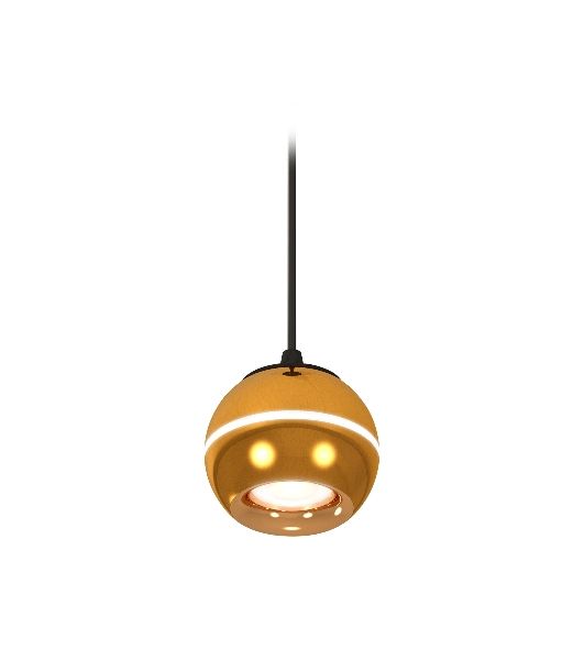Светильник Ambrella XP1105001 PYG/SBK золото желтое полированное/черный песок MR16 GU5.3 LED 3W 4200K(A2302,C1105,N7014)