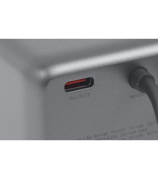 Портативный аккумулятор Xiaomi BHR9361GL 10000mAh QC/PD 165W 6A USB-C серый