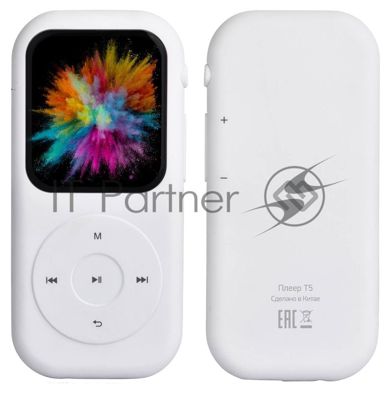 Плеер Hi-Fi Flash Digma T5 16Gb белый/1.54"/FM/microSDHC