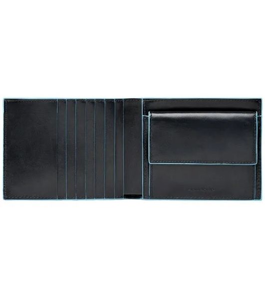 Кошелек мужской Piquadro Blue Square PU1239B2R/N черный натур.кожа