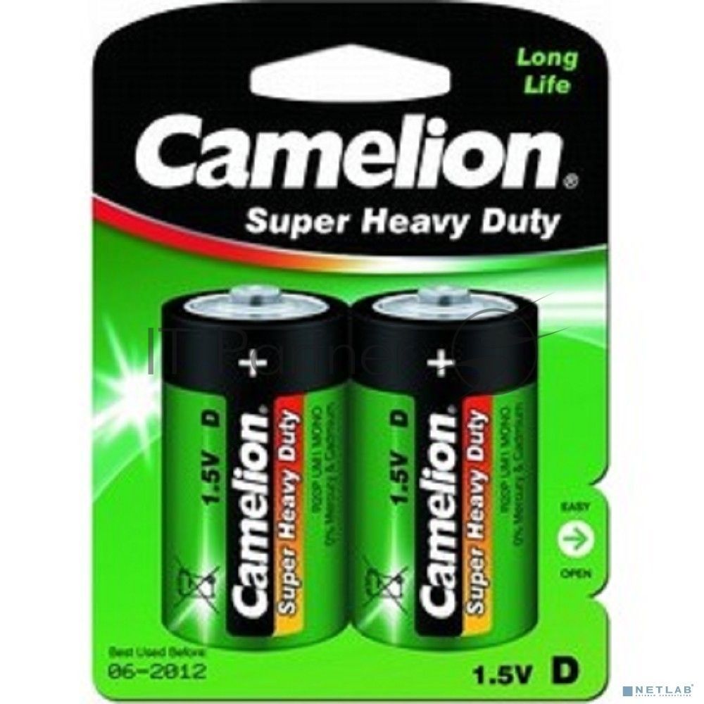 Батарейка Camelion R20 BL-2 1.5В
