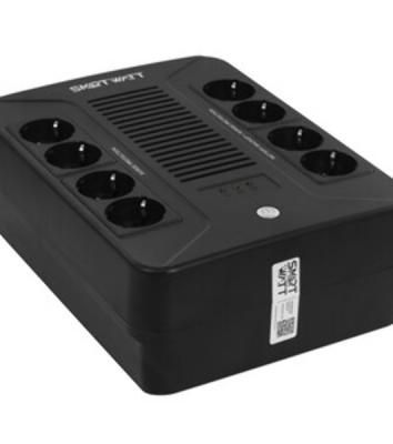 Источник бесперебойного питания UPS SAFE PRO 650, Li-AS, Br, 600/360 ВА/Вт, LED, USB, RJ11/45, SCHUKOx8, 1*7 Ач