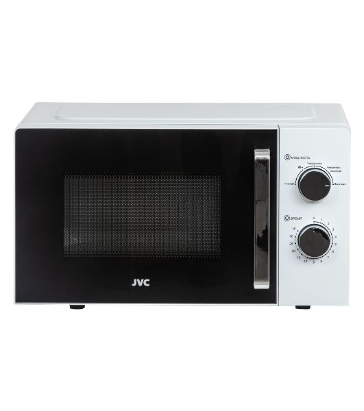 Микроволновая печь JVC JK-MW134M белый, 20 л, 700 Вт, переключатели - поворотный механизм