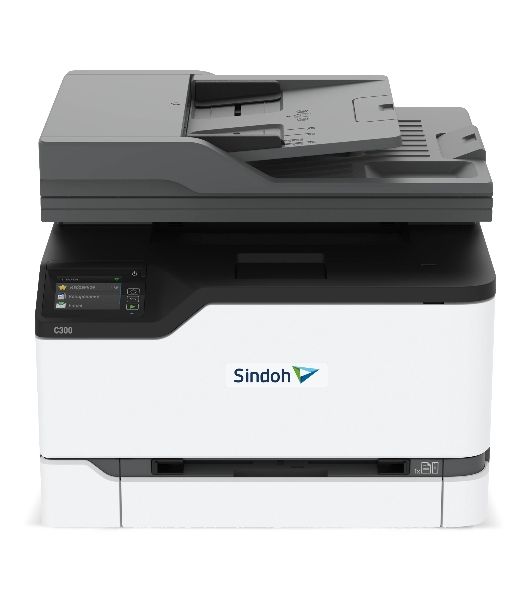 МФУ лазерное Sindoh C300, A4, цветной, печ. 24 стр/мин., скан. до 20 стр/мин (цвет.) 45 стр/мин (ч/б), 2400 x 600 dpi, USB, Ethernet, Wi-Fi