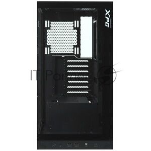 Компьютерный корпус XPG INVADER X BLACK (INVADERXMT-BKCWW) Mid-Tower Gaming ATX PC Case with Panoramic View, Tempered Glass Panels, and RGb Lighting Black
