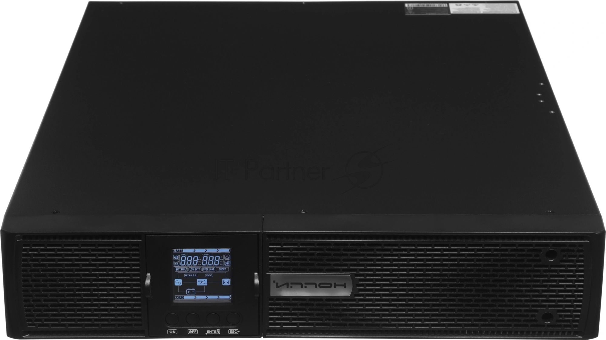 Источник бесперебойного питания Ippon Ампер 3000 / 3000 ВА / 2700 Вт / 8 x IEC 320 C13, 1 x IEC 320 С19