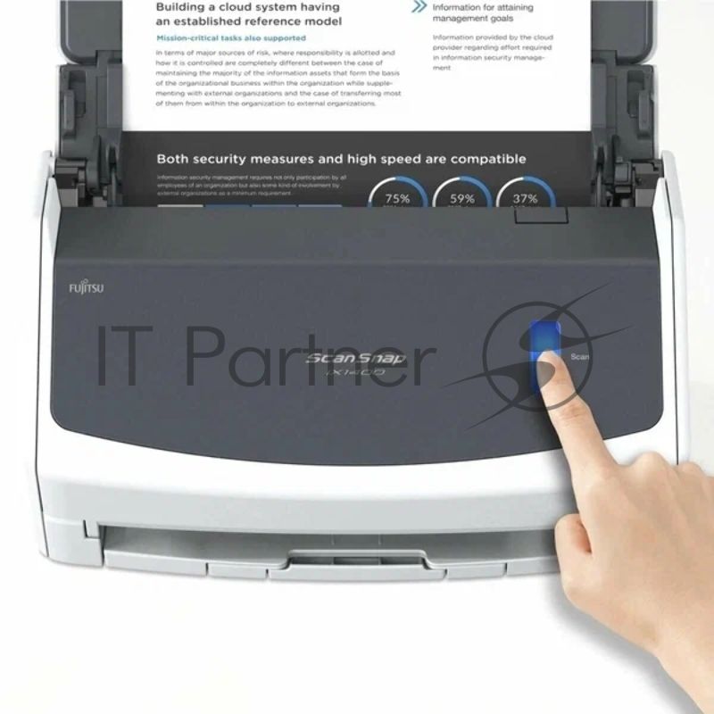 Документ сканер Fujitsu ScanSnap iX1400 А4, двухсторонний, 40 стр/мин, автопод. 50 листов, USB 3.2