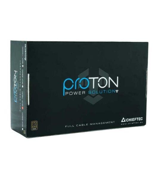 Блок питания Chieftec Proton BDF-650C, 650Вт, 80 PLUS Bronze, 140мм, модульный, черный