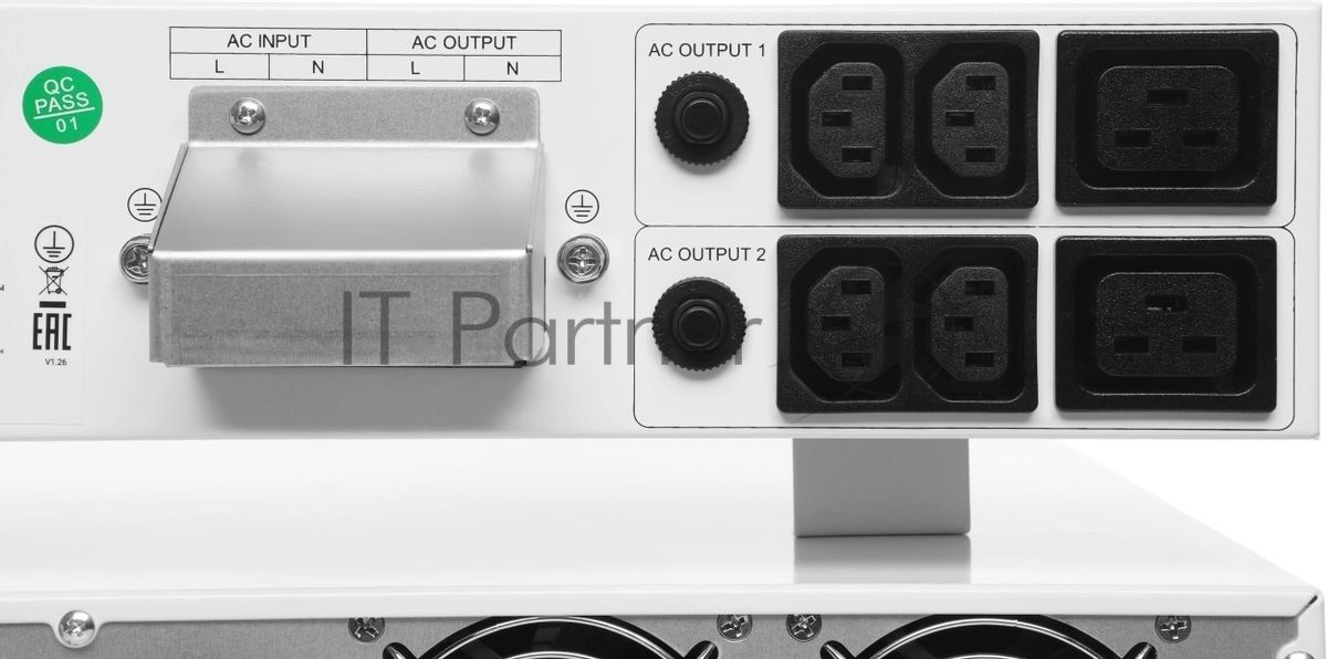 Источник бесперебойного питания Ippon Na+ II RTA 10K / 10000 ВА / 10000 Вт / клеммная колодка