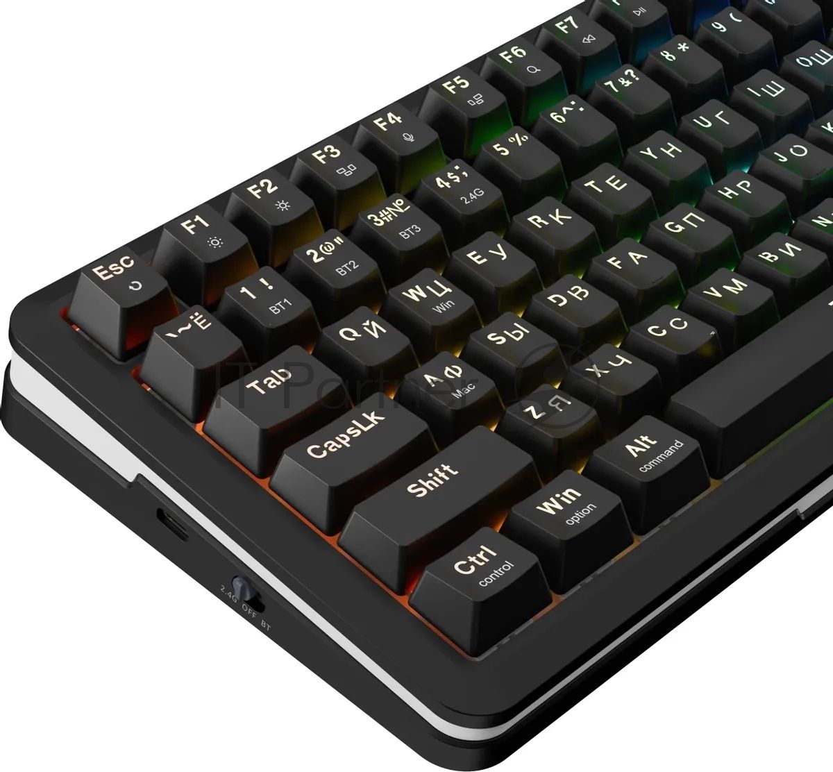 Клавиатура беспроводная Defender Redragon Flekact Pro black (USB/BT, 81 клавиша)