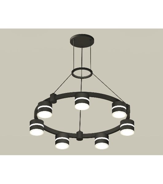 Светильник Ambrella light XR92051602/7 SBK/FR черный песок/белый матовый GX53  (A9205, C9238, N8445)