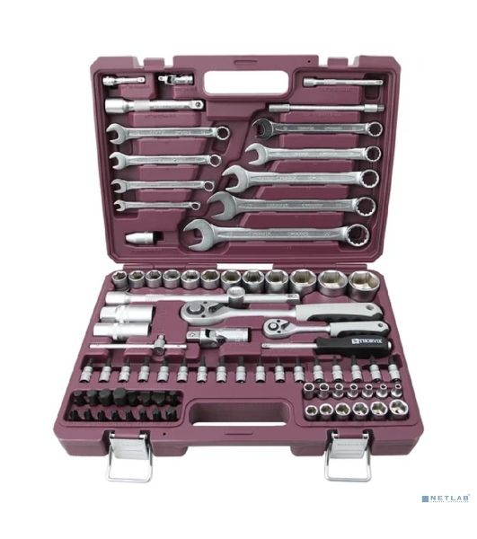 Набор инструмента универсальный Thorvik TS082 1/4", 1/2"DR, 82 предмета