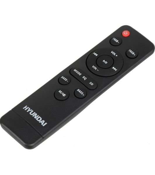Микросистема Hyundai H-HA630 черный 150Вт FM USB BT SD/MMC/MS