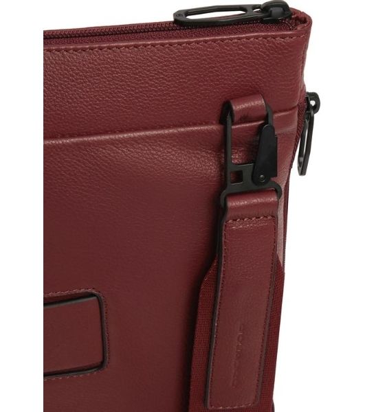 Деловая сумка мужская Piquadro Russel CA4021W137/CU с отделением для ноутбука 15.6" красное дерево натур.кожа