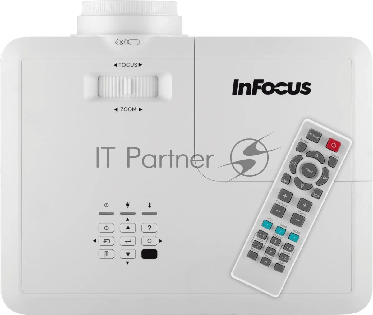 Проектор InFocus IN0061SL DLP, 4000 lm, 4K UHD (3840 x 2160),1000 000:1, 1.211.59:1, 2xHDMI 2.0, VGA in, 3.5mm in/out, S/PDIF, USB-A (питание), RS232, лампа 15 000ч.(ECO mode), 10W, 27дБ, 3,2 кг, БЕЛЫЙ