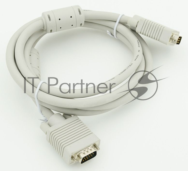 Кабель VGA Premium 15M/15M. Тройной экран, ферритовые кольца 3м