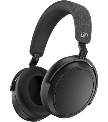 Беспроводные/проводные наушники Sennheiser Momentum 4 Wireless черный, полноразмерные, Bluetooth + Jack 3.5 мм, активное шумоподавление, до 60 ч